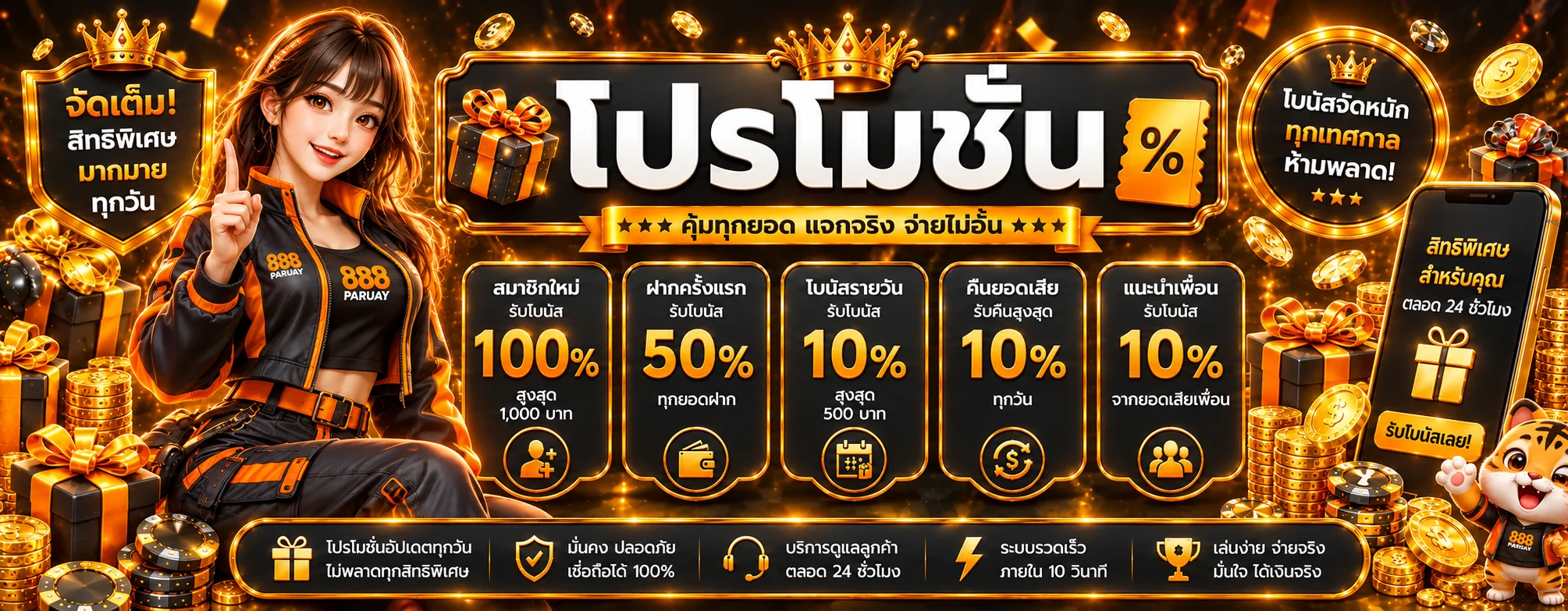 ภาพประกอบ 888PARUAY โปรโมชั่น อ่านเงื่อนไขให้ครบก่อนรับสิทธิ์